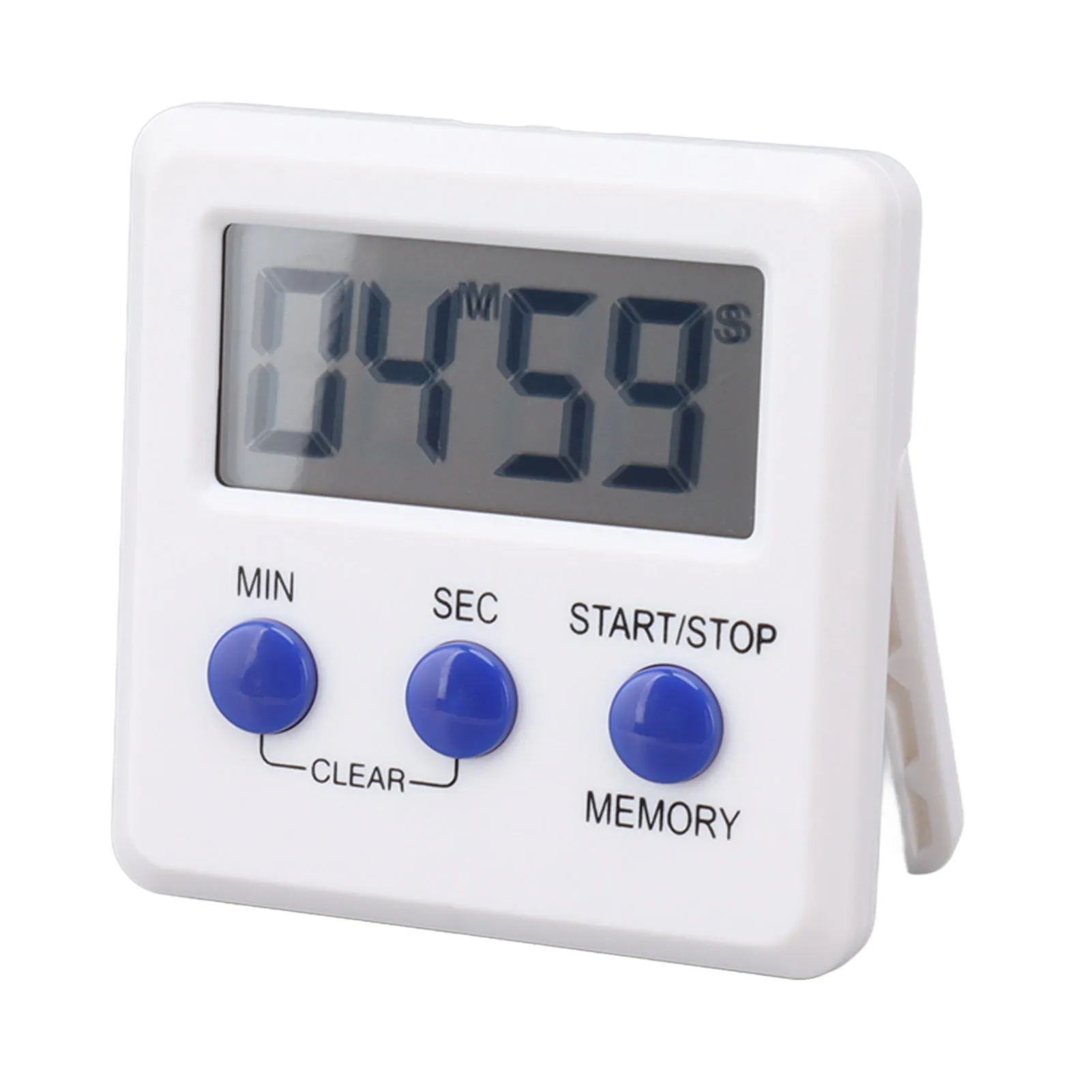 Desk Timers Powerful Magnets LCD Large Screen ABS 30S Buzzer Alarm Easy To Carry Digital Timer Widely Used for Office