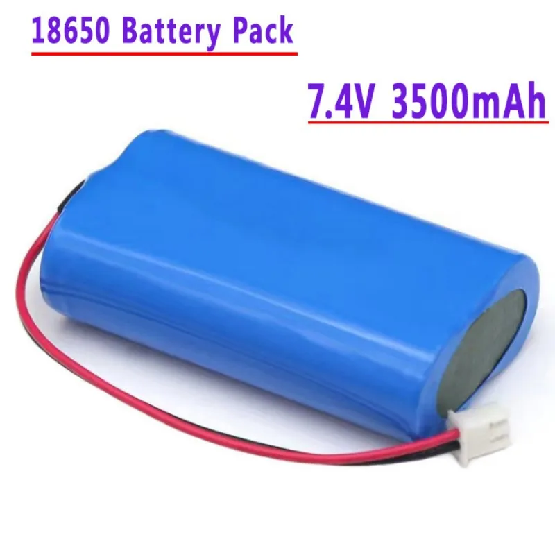 7.4 V, 3500mAh 100% New Rechargeable 18650 Lithium Battery Amplifier Power Supply Toy Accessories Reinforced Concrete 2S1P