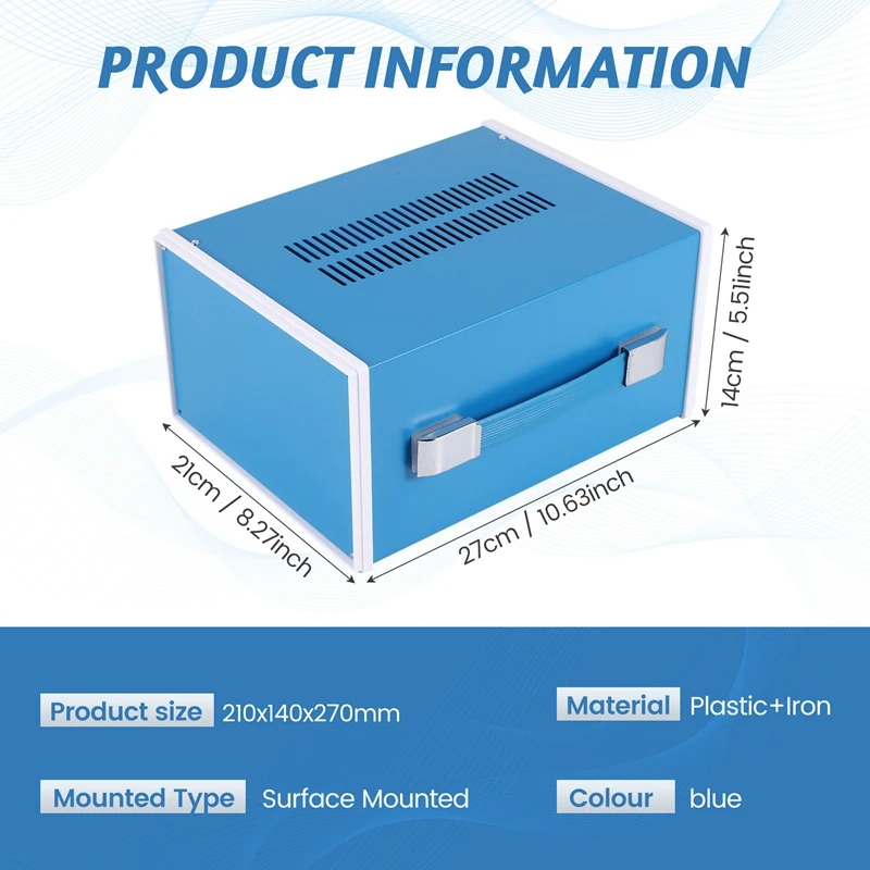 Outdoor Indoor Electronic Module Metal Instrument Housing Electronics Enclosure Box Junction Box Enclosure Project Case