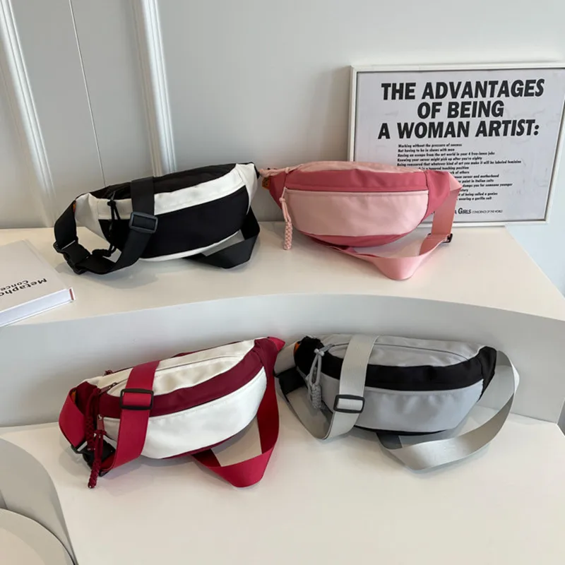

Student motorcycle, athleisure, simple crossbody bag, versatile waist bag