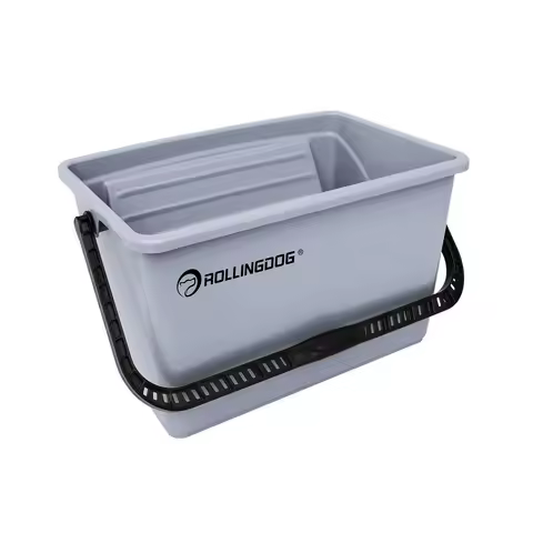 12 Inch Paint Bucket Durable Plastic Bucket with Angled Loading Grid, Professional Wall Painting amp DIY Projects