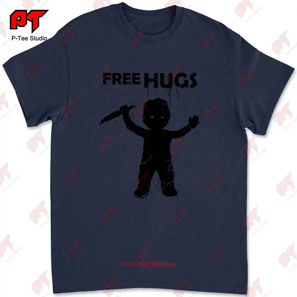 Free Hugs Chucky Haunted Doll Nosferatu Jason T-shirt 6MBG