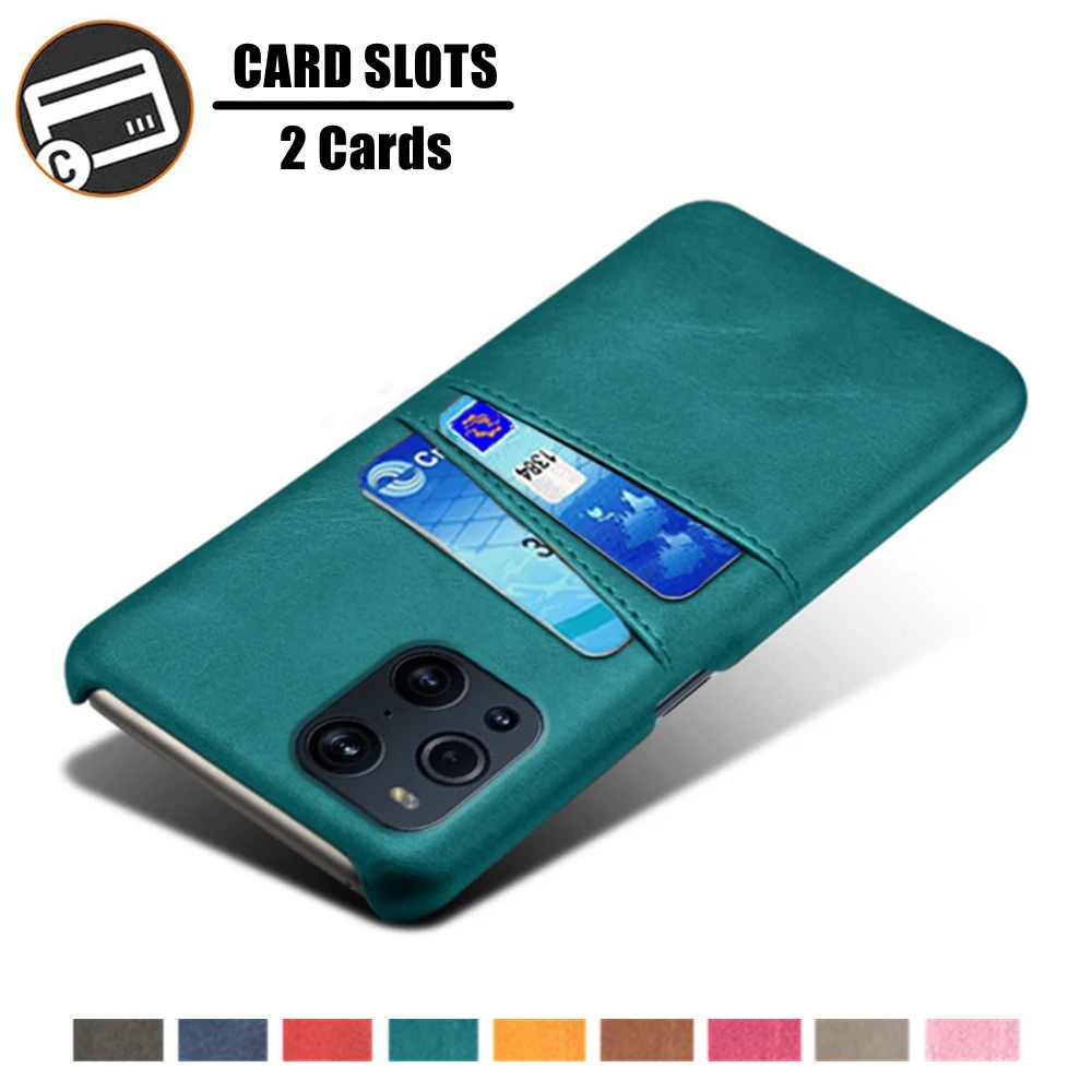 

Luxury PU Leather Cover for OPPO Find X3 Pro Lite Realme X7 GT Neo Card Slots Case for Reno 4 5 Pro A94 A93 A74 A55 A54 5G Funda