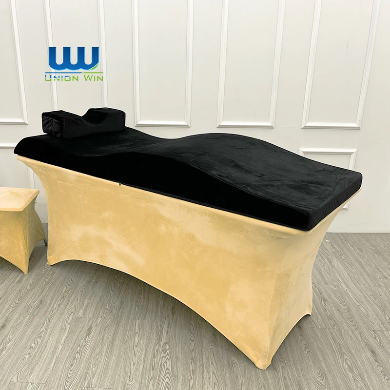 Curved Ergonomic Massage Bed Mattress Pad High Resilience Foam Cushion for Salon Use