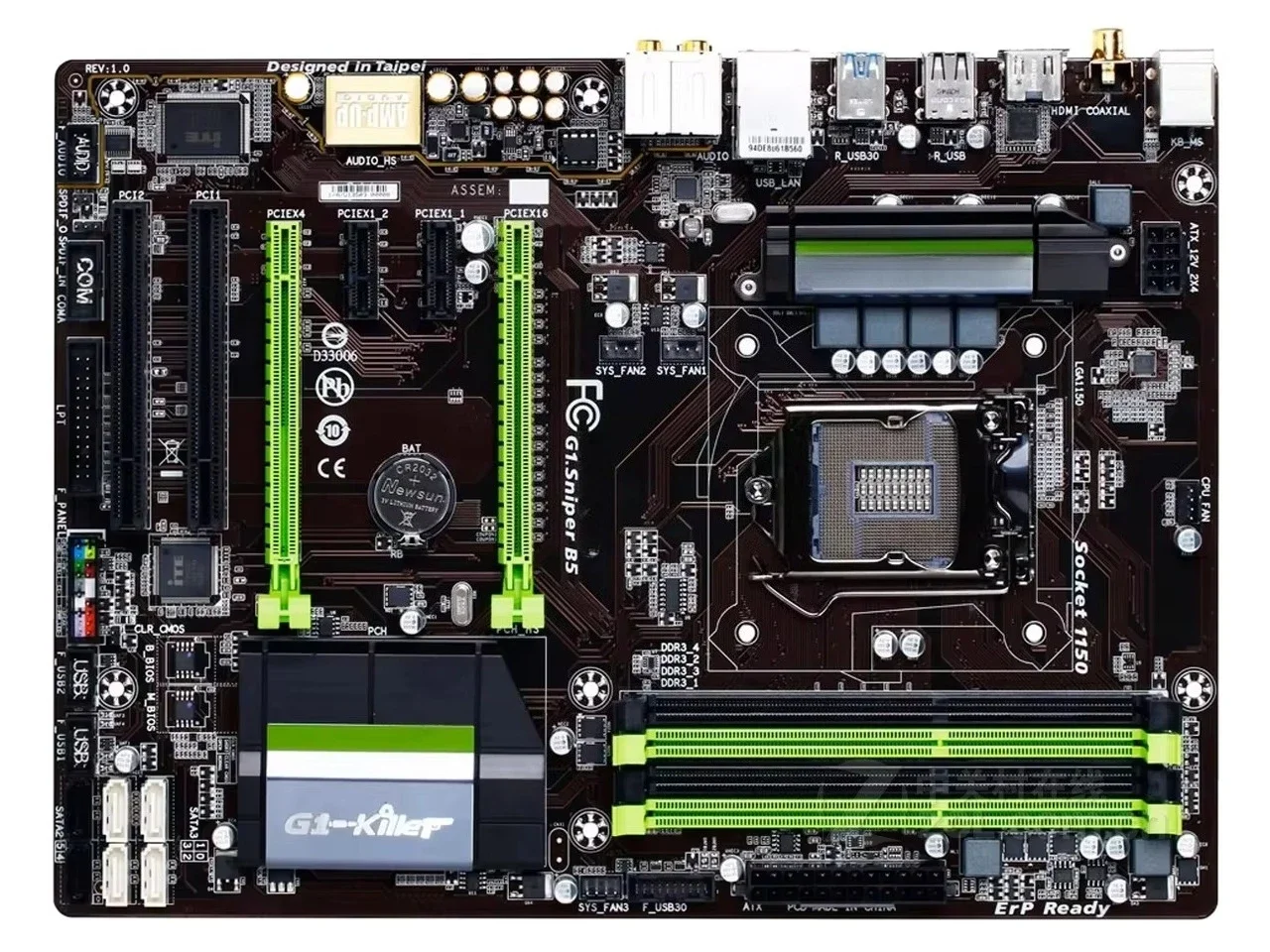 

New Work Package For Gigabyte G1.Sniper B5 Deluxe Large Board DDR3 Does Not Support M.2