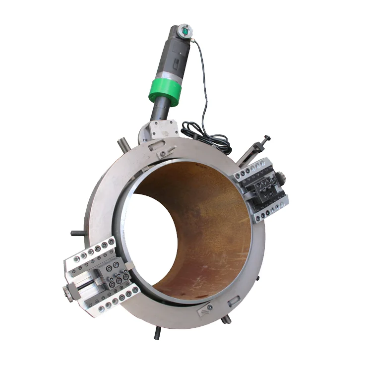 Professional Split Frame Automatic Pipe Beveling Cutting Machine for O.D 560-715 mm Steel/alloy/other Metal Pipe