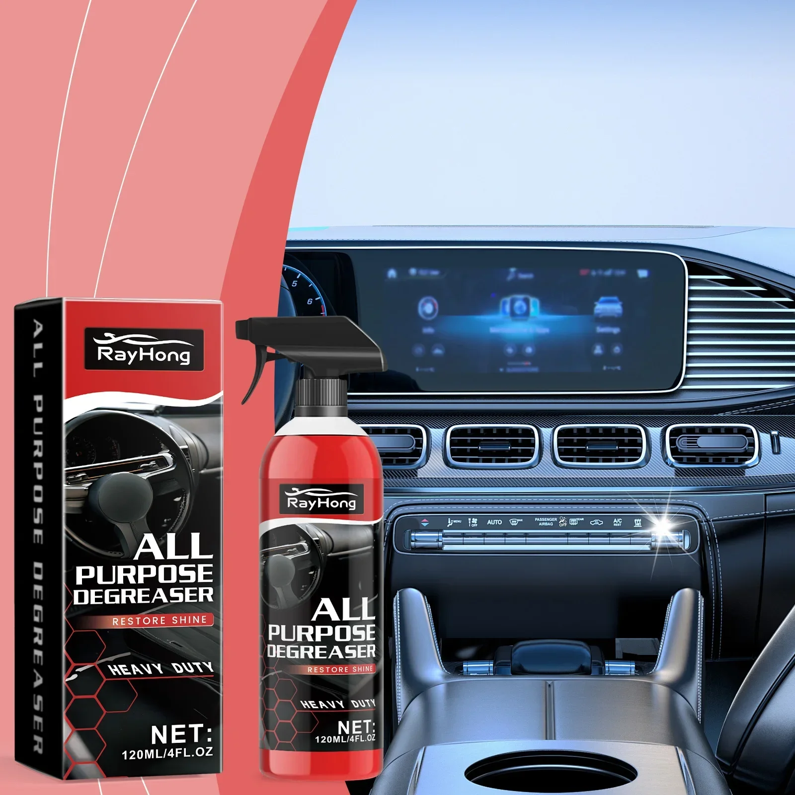 Dégraissant tout usage tout autour Master Cleaner Nettoyant intérieur de voiture