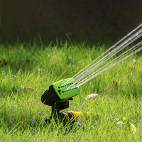 Garden Sprinkler 180° Rotating Adjustable Large Coverage Lawn Sprinkler Irrigation System Water Sprayer Gardening Supplies