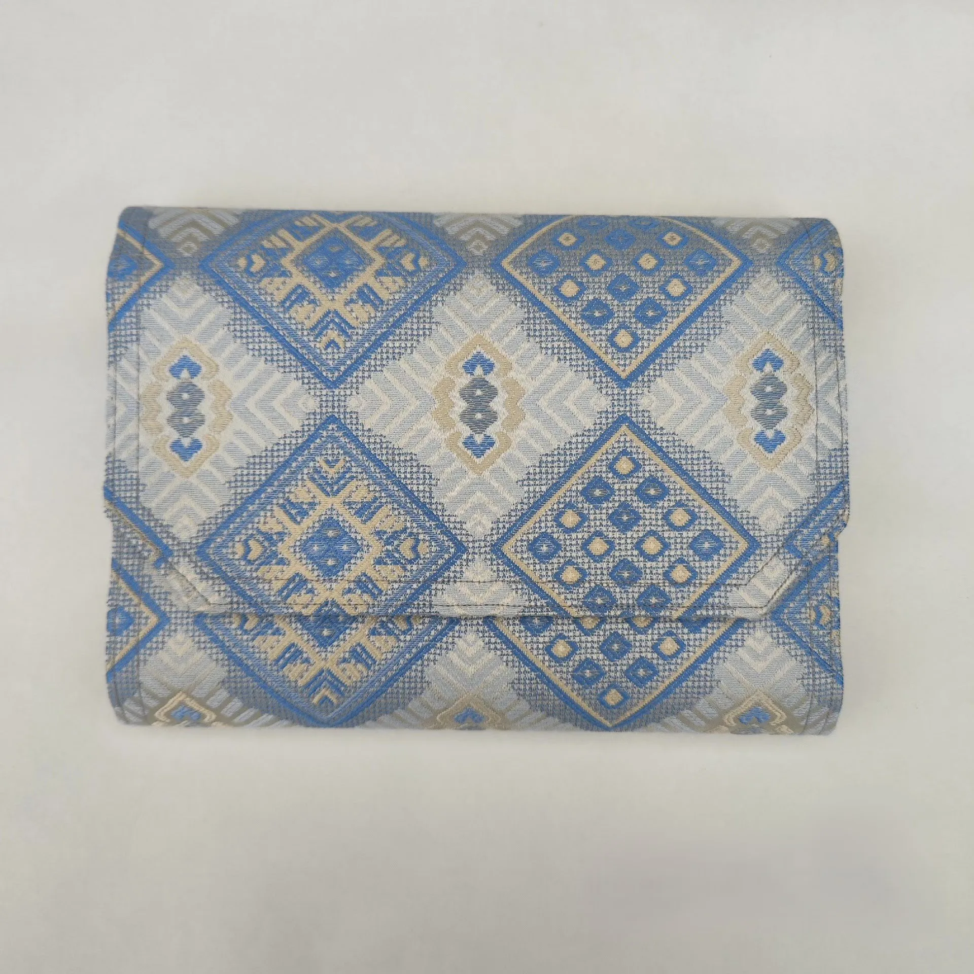 Picture 7: High Quality Pen Bag With 10-hole Canvas, Brocade, Velvet Lining, Pen Bag Wholesale Customization   23x17cm