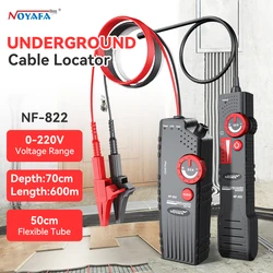 Noyafa Underground Cable Tracker Anti-Interference Cable Locator High& Low Voltage Wire Tracker Cable Tester Network Line Finder