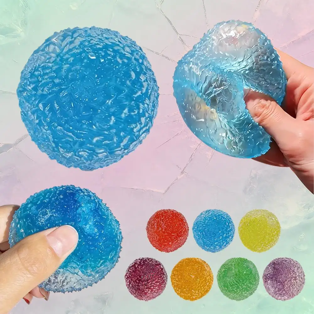 Squishy Eisball-Maltose-Fidget-Spielzeug, superweiches, langsam zurückfederndes Quetschspielzeug, Anti-Stress-Spielzeug für Erwachsene, Handübung ﻿