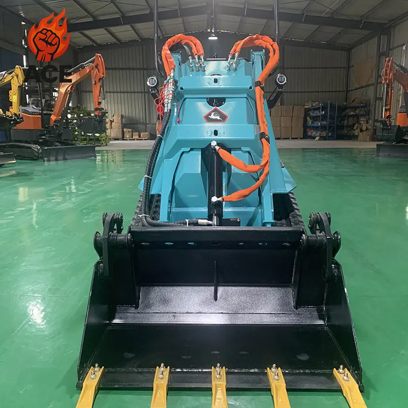 Gratis Verzending Goedkope Baanlader Schranklader EURO 5 aangepaste Mini Schranklader Gargen Farm Wiellader Mini Schranklader