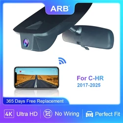 Dash Cam for Toyota C-HR CHR 2017 - 2026, ARB 4K 2160P Amazing Camera OEM Look Car DVR WIFI Connection