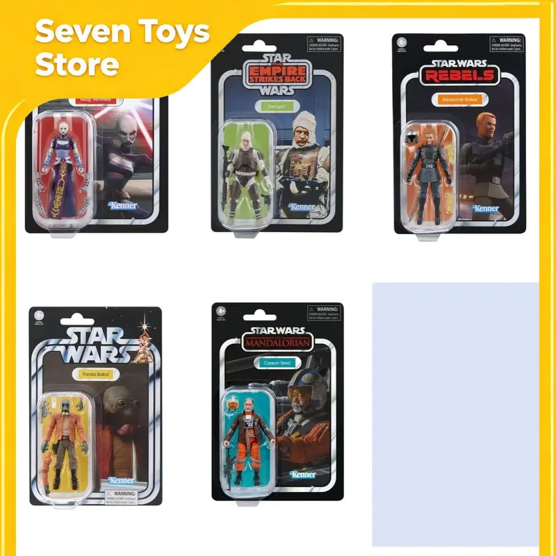 

3.75 Inch The Vintage Collection Star Wars Asajj Ventress/Carson Teva/Alexsandr Kallus/Ponda Baba/Dengar Action Figure Model Toy
