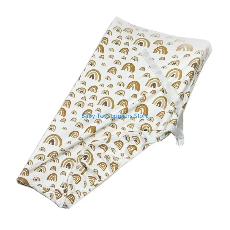 R1WF Baby BASSINET SHOET SHOET NEBLORNS تغيير غطاء لوحة مريح ملاءمة ملاءمة جميلة حامي علبة مرتبة مطبوعة