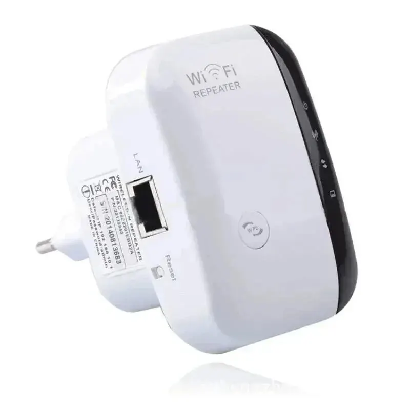 Ripetitore Wifi Amplificatore di segnale wireless Potenziatore di rete esteso Router domestico UE USA 300 m attraverso il muro Camera da letto