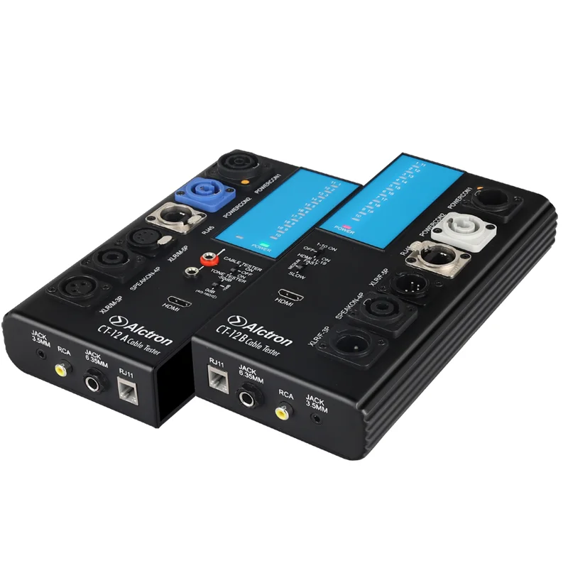 Alctron Ct-12 Intelligent Cable Tester With Multi Functional Compatibility And Separated Dual Machine Detection Design