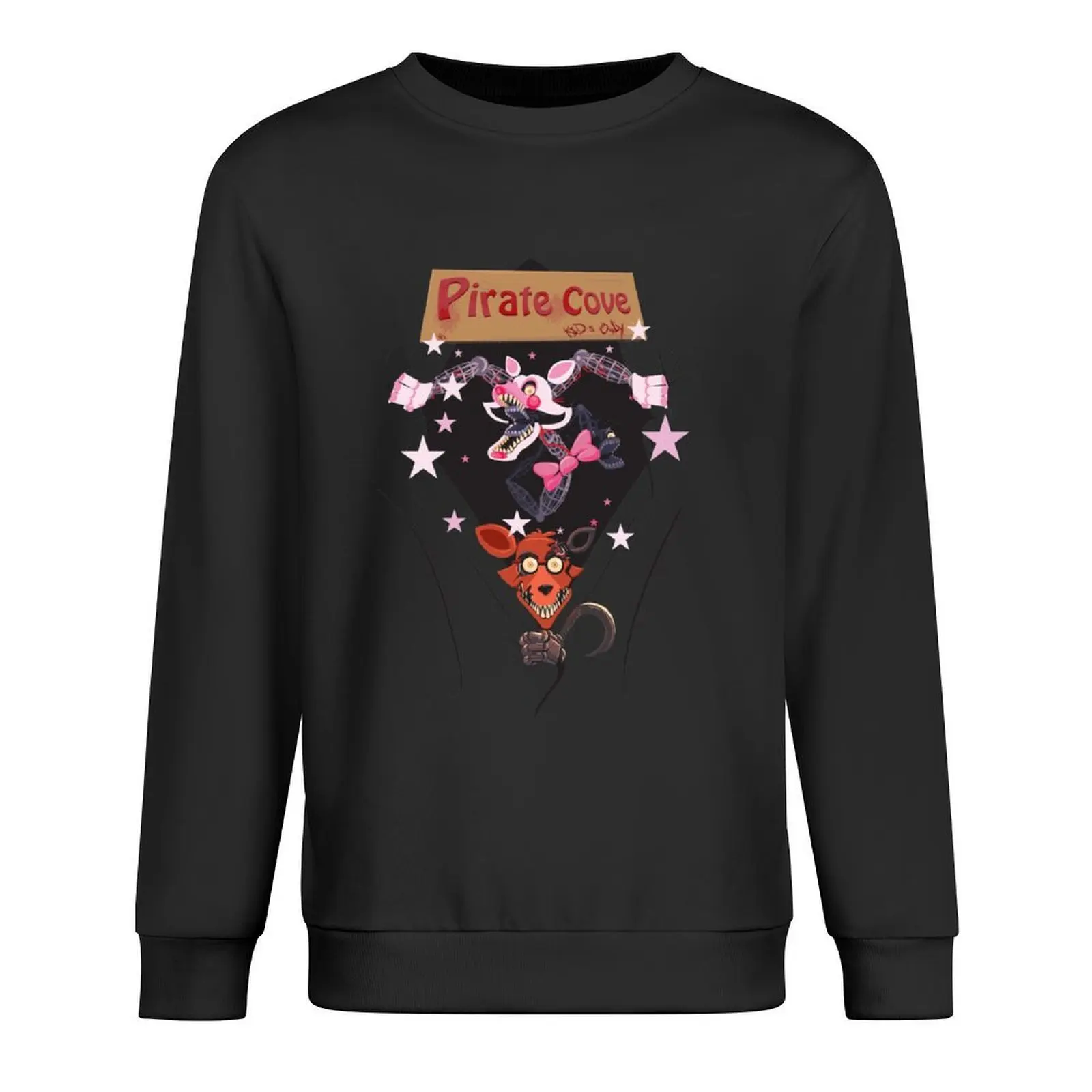 

We Love Foxy and Mangle Pullover korean autumn clothes autumn jacket men mens designer clothes anime clothing anime sweatshirt