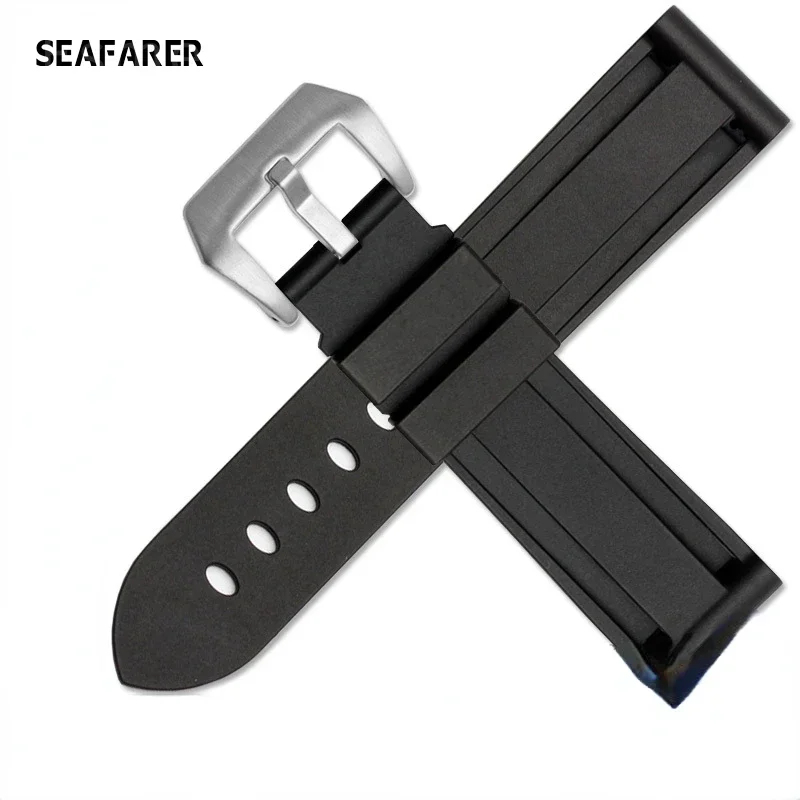 ファッショナブルなシリコンウォッチバンド,22mm, 24mm, 26mm