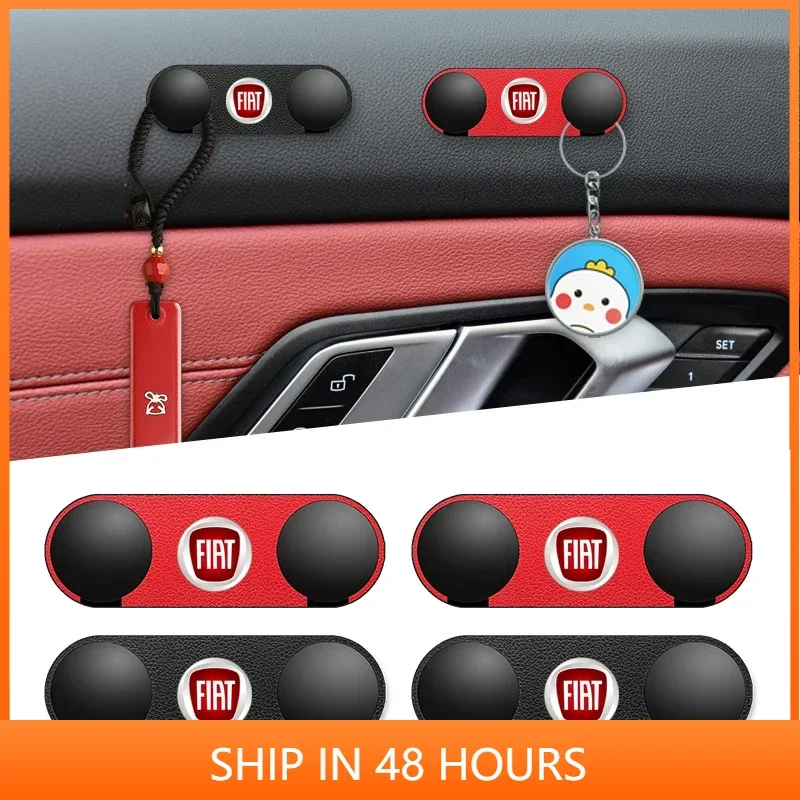 

Multifunctional Car Double Hook Charger Cable Line Organizer For Fiat 500 Ducato Pondo Punto Panda FR Abarth Doblo Stilo Bravo