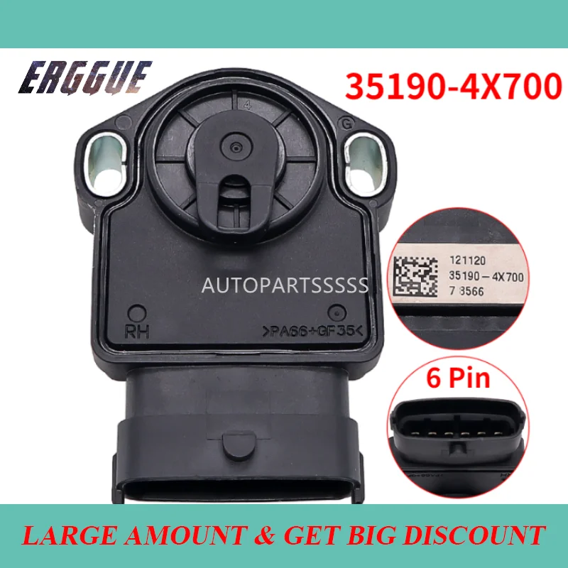 

Original Accelerator Pedal Position Sensor 35190-4X700 35190 4X700 351904X700 For Hyundai Entourage 2007 2008 For Kia Sedona