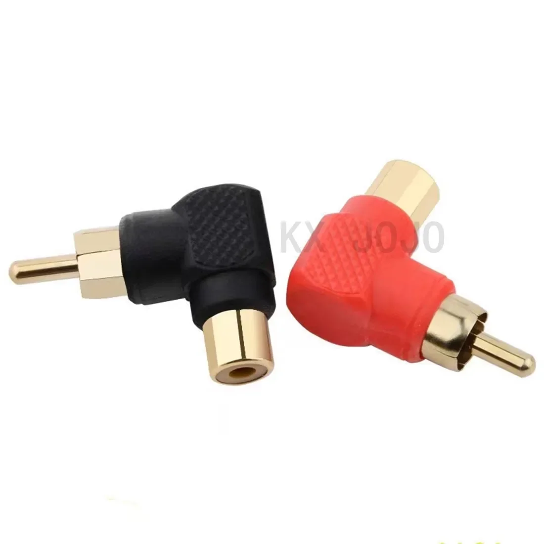 

RCA right angle connector 4pcs plug adapters male to female 90 degree elbow