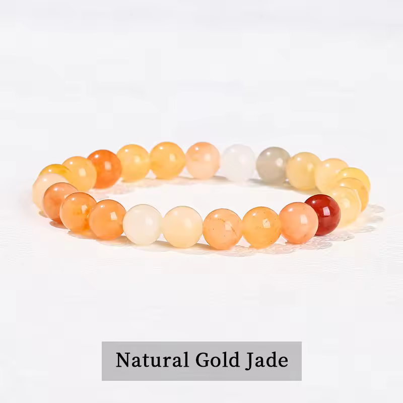 JD Natural Stone Beads Bracelet Amethyst Tiger Eye Crystal Quartz Agate Gem Beads Bangles Women Men Reiki Healling Jewelry Gift - Image 44