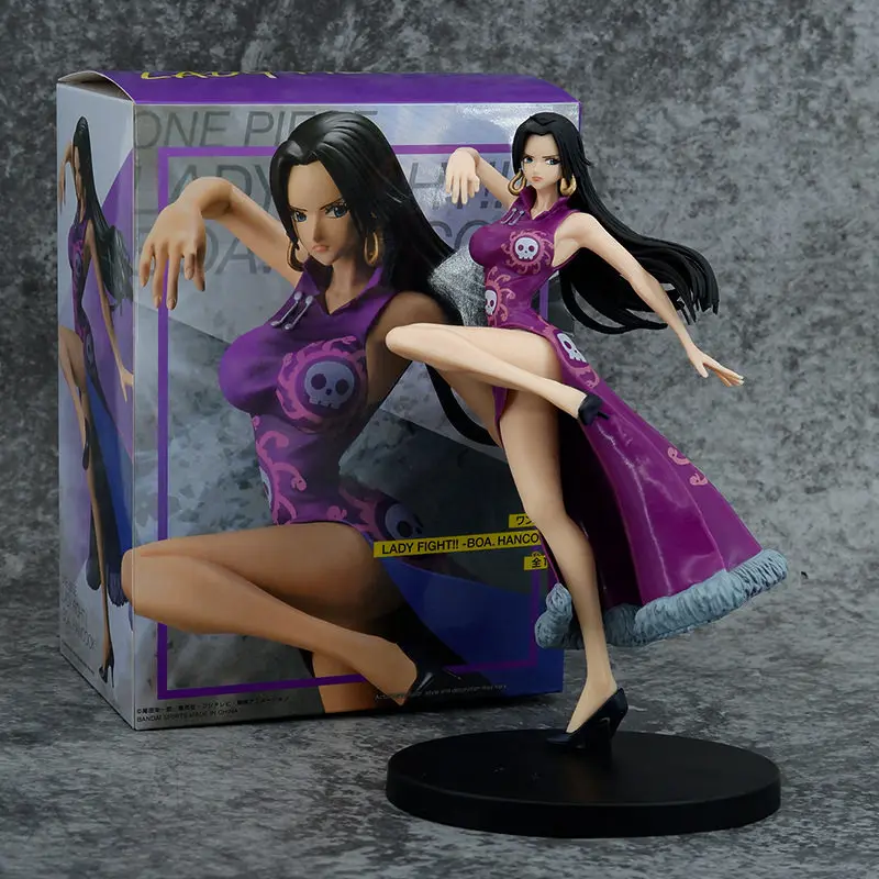 One Piece Seven Martial Arts Sea Nine Snake Empress Kicking Snake Ji Han Cook Handmade Model Car Carrier Case Ornament