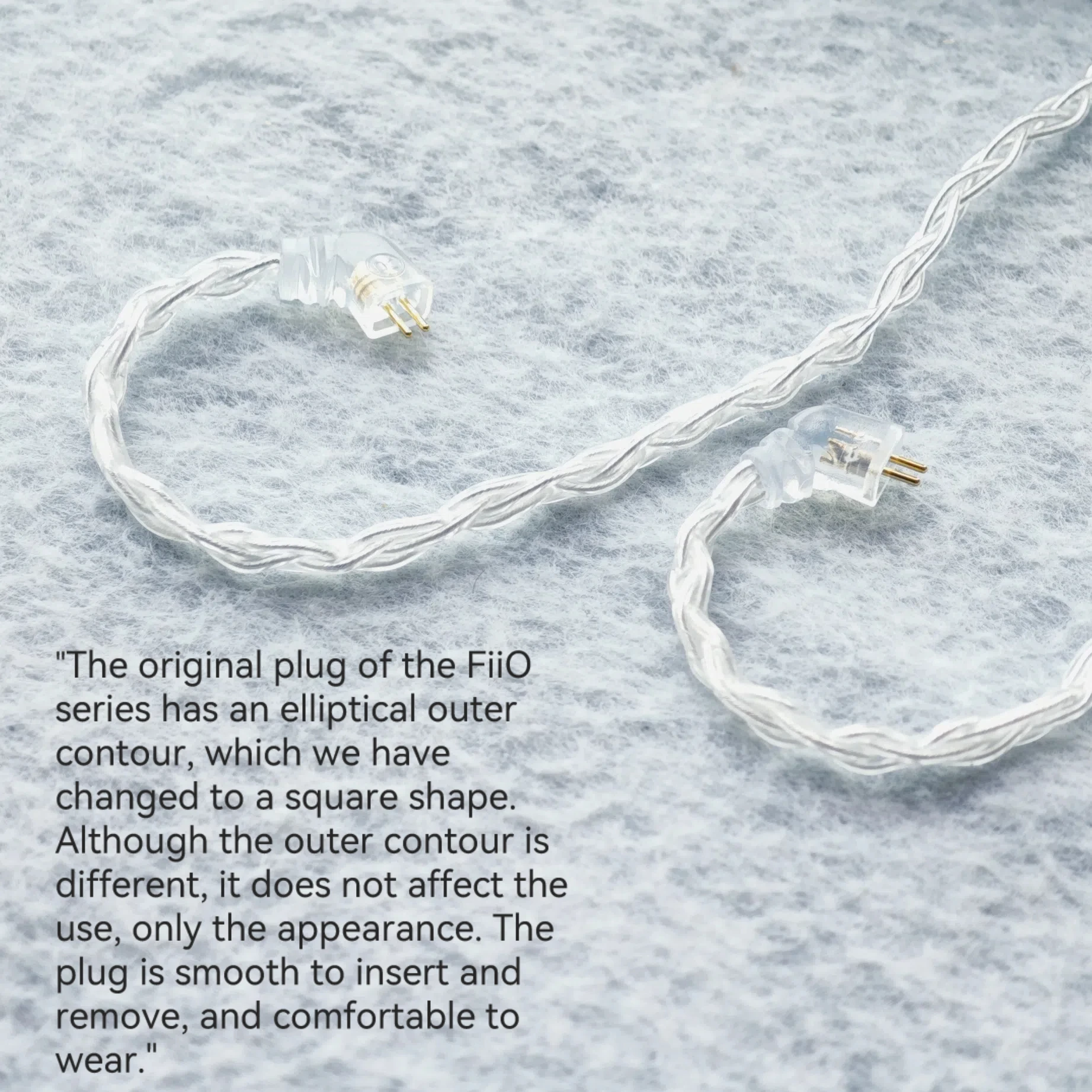 Cavo bianco a 8 core per auricolari FiiO FH1s FD1 JH3 Cavo di aggiornamento HIFI placcato argento OCC 4.4mm Balance 2.5 3.5mm con microfono
