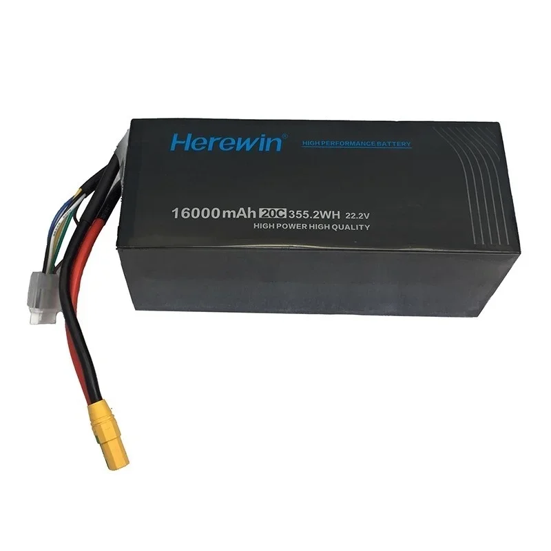 Herewin 6s 16000mah 22000mah LIPO Battery 22.2v 20C Battery for Agricultural dr one sprayer