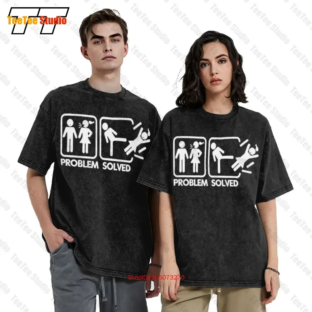 Problem Solved Divorce Ex Wife Marriage Essential Hip Hop T-Shirt 8T5J