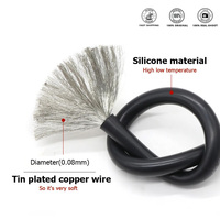 50m/box 30awg (5 colors Mix Set Kit) Insulation stranded wire Flexible soft Silicone Electronic Wires Tinned Copper Cable Wire