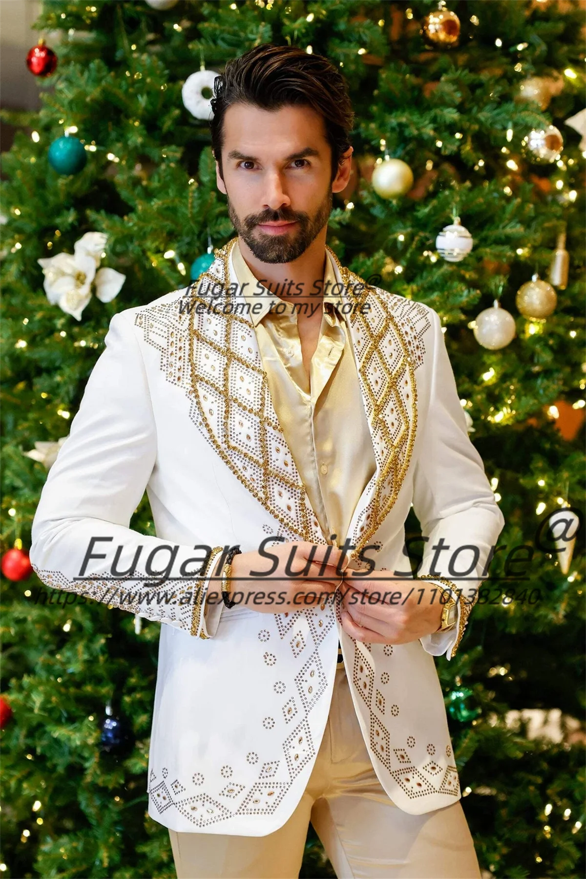 

Великолепные свадебные смокинги для жениха по индивидуальному заказу, приталенные мужские костюмы с шалью и лацканами, комплекты из 2 предметов, мужские вечерние пиджаки, элегантный костюм Homme