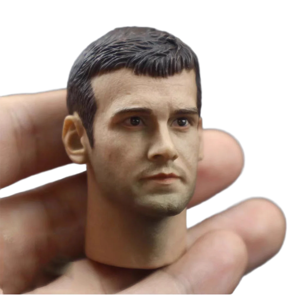 

1/6th Tough Guy Pierce Soldier Doll Male Head Sculpture Carving WWII Series For 12" Action Figure Collectable DIY