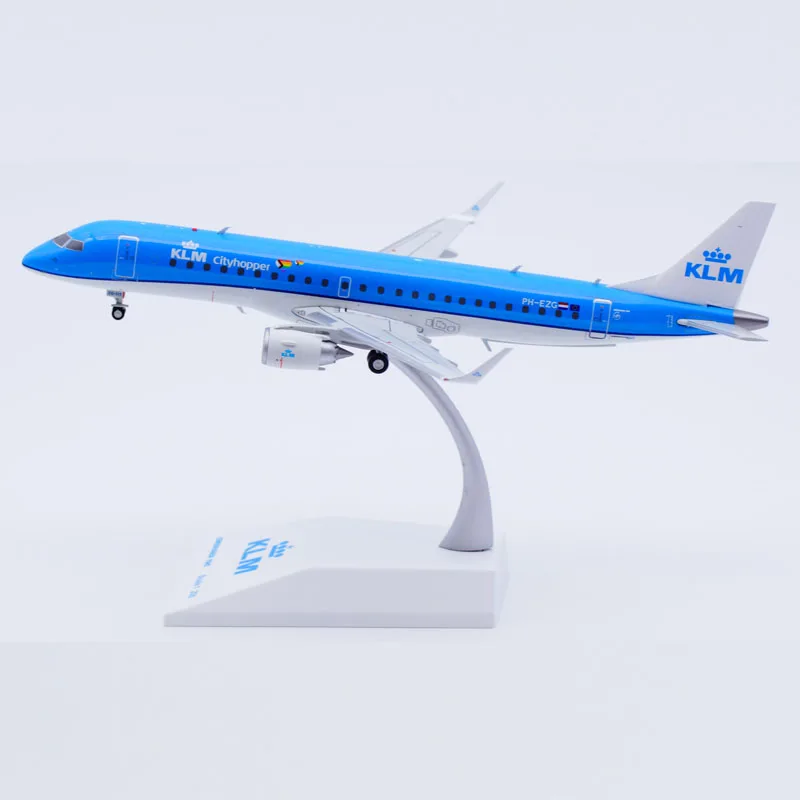 Liga Colecionáveis Avião Presente, JC Asas 1:200 KLM Cityhopper Skyteam, ERJ 190-100STD Diecast Aircraft Jet Model, PH-EZG, XX20412