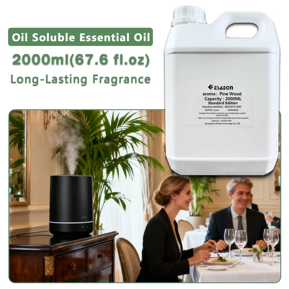 ESAEON Essential Oil, For All Waterless Aromatherapy Machines, Hotel Aroma Machine Oil, Pine Wood Sheraton - 2000ML (67.6 fl.oz)