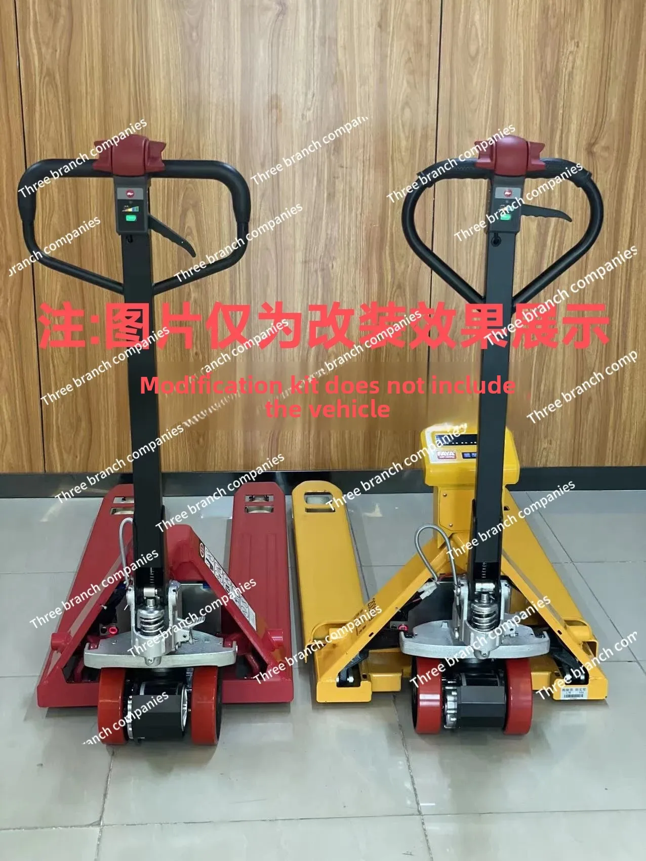 Semi-Electric Trailer Hydraulic Handling Forklift Modification Kit 2 Tons 3 Tons Manual Pallet Truck Stacker Modification