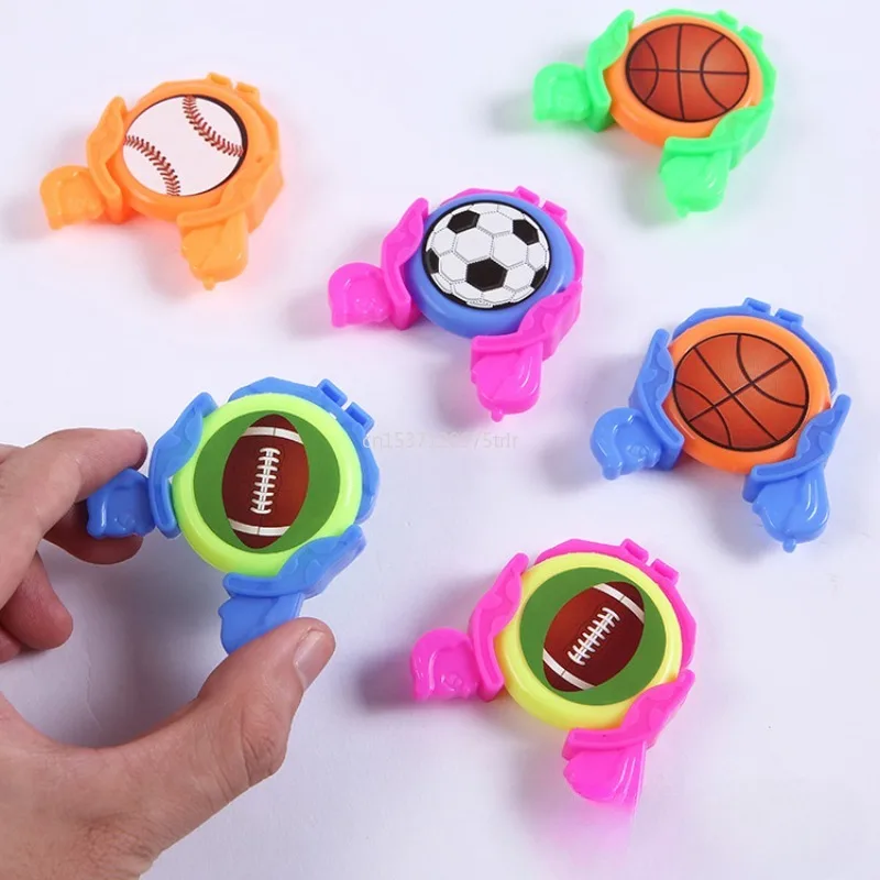 1Pcs Mini Football Basketball Launcher Shooting Game Outdoor Toys for Kids Birthday Party Favors Pinata Fillers School Rewards