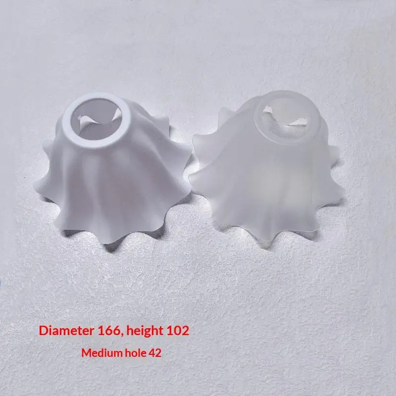 1Pcs DIY Wall Night Restaurant Chandelier Replacement E27 Plastic Flower Lampshade Hanging Lamp Accessories Table Parts