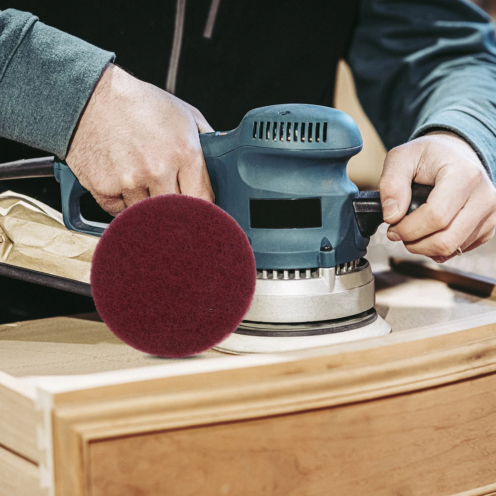 

20Pcs Round Scouring Pads Multiuse Reusable Soft Cleaning Scrubber Pads for Kitchen Appliances Bathroom Fixtures