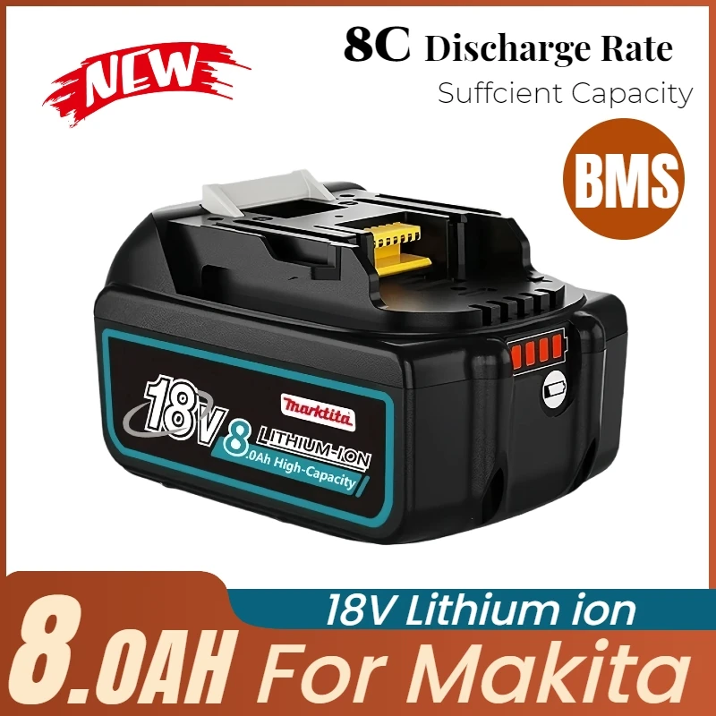 18V 12.0Ah Battery for Makita Power tool Lithium-Ion Replacement 18Volt 12000mAh 18V 12Ah BL1860 BL1840 BL1850 BL1815 LXT-400