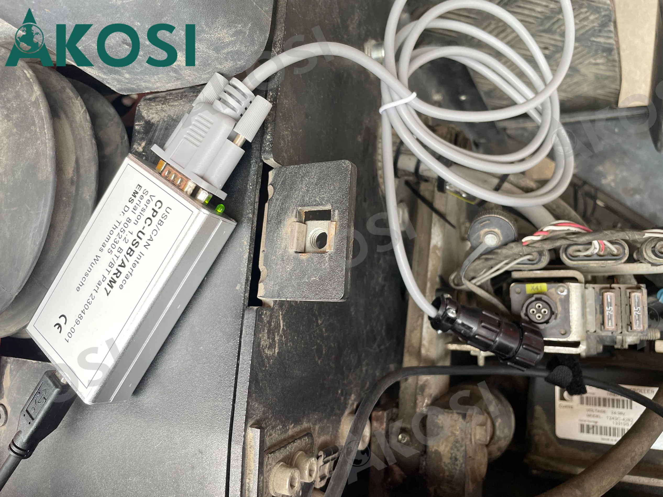 Forklift Diagnostic Tool TruckCom CAN ARM7 BT USB Interface Support For Toyota BT EMS CAN suite Bases