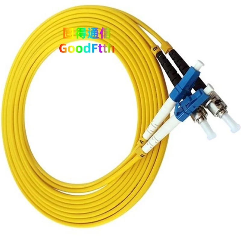 Patch Cord Lead LC to ST UPC SM Duplex Cable Patchcord GoodFtth