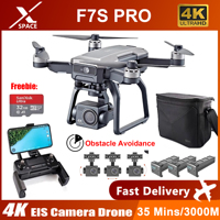 SJRC Drone F7S 4K PRO Camera Obscatle avoidance GPS 5G WiFi 3-Axis Gimbal EIS FPV Brushless Helicopter Quadcopter 3KM Dron