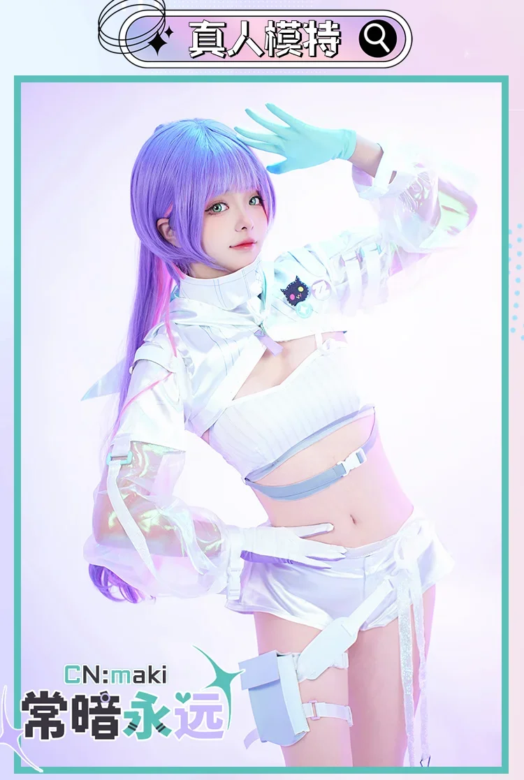 Tokoyami Towa Cosplay Costume pour femme, Vtuber Hololive, tenue trempée de peau, robe Lolita, uniforme sexy, olympiques de fête d'Halloween, nouveau