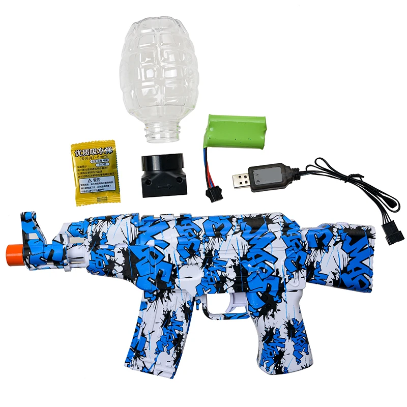 New In Original Box Outdoor Toy Water Bullet Gun Electric Automatic Rifle First Person Shooter Game Party Children‘s Gift