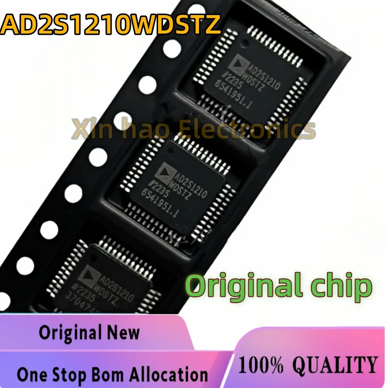 1PCS Original AD2S1210WDSTZ AD2S1210 LQFP-48 Data Converter Chip Motor controller MCU indicates resolver analysis fragile chip B