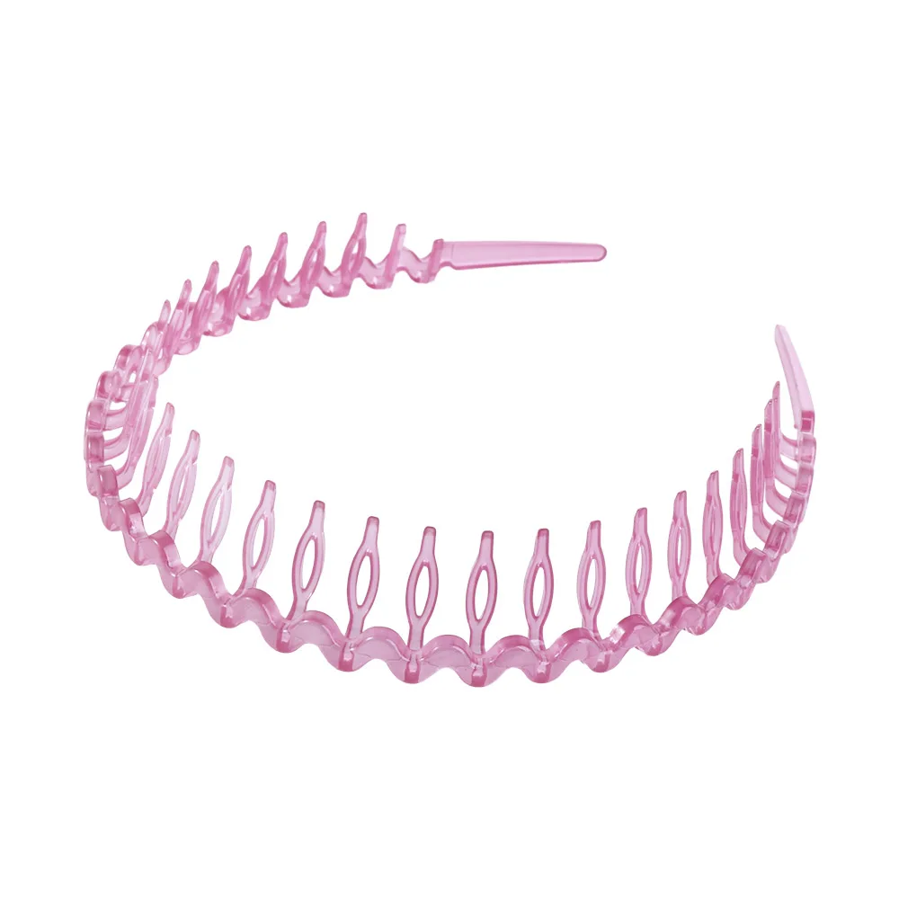 

Cute Headwear Non-slip For Women Hair Comb For Girls Hair Accessories Korean Style Hairband Wave Headband Toothed Hair Band