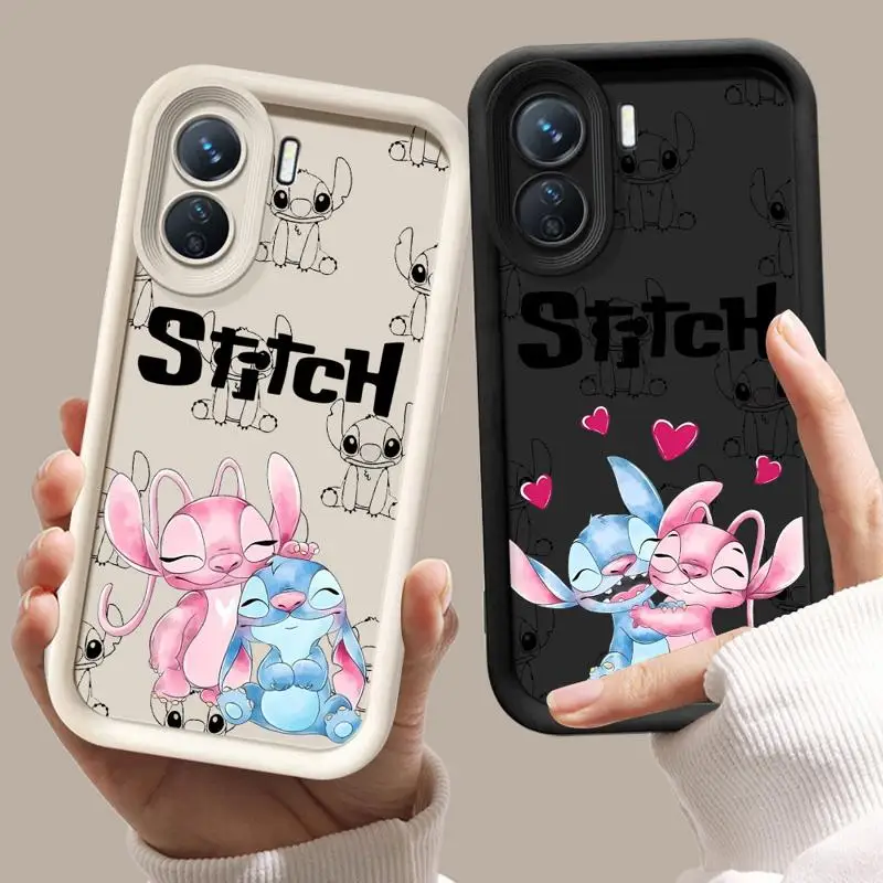 Lilo Stitch Disney Angel Eye Ladder Case For Xiaomi Redmi 11 10 Pro 13 12 12C A1 Plus Poco X3 NFC Phone Cover Silicone Funda