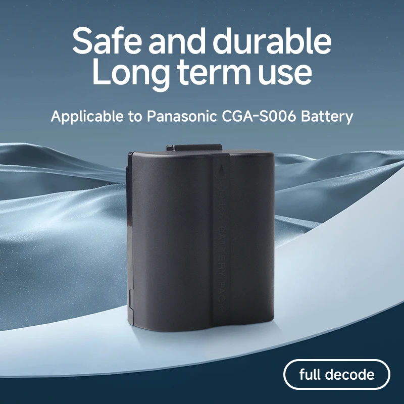 1500mAh CGA-S006 CGA-S006 Battery for Panasonic FZ7 FZ8 FZ18 FZ28 FZ30 FZ50